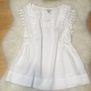 Odille - Anthropologie Linen Top Size 2